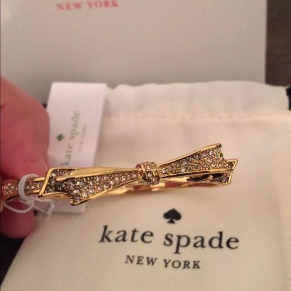 ♠️ Kate spade pave bow bracelet bundle of three - Picture 7 of 7